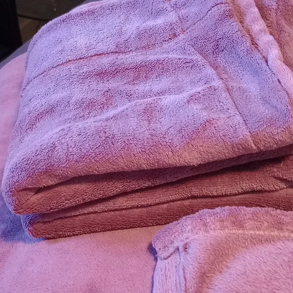 PURPLE SOFT & COZY KING SHEET SET 5PC. - Picture 3 of 4